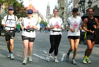 Halbmarathon-Laufgruppe
