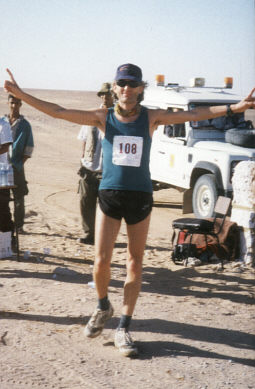 Erwin beim Sahara-Marathon
