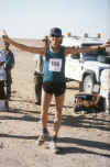 Erwin beim 2. Sahara-Marathon 2002